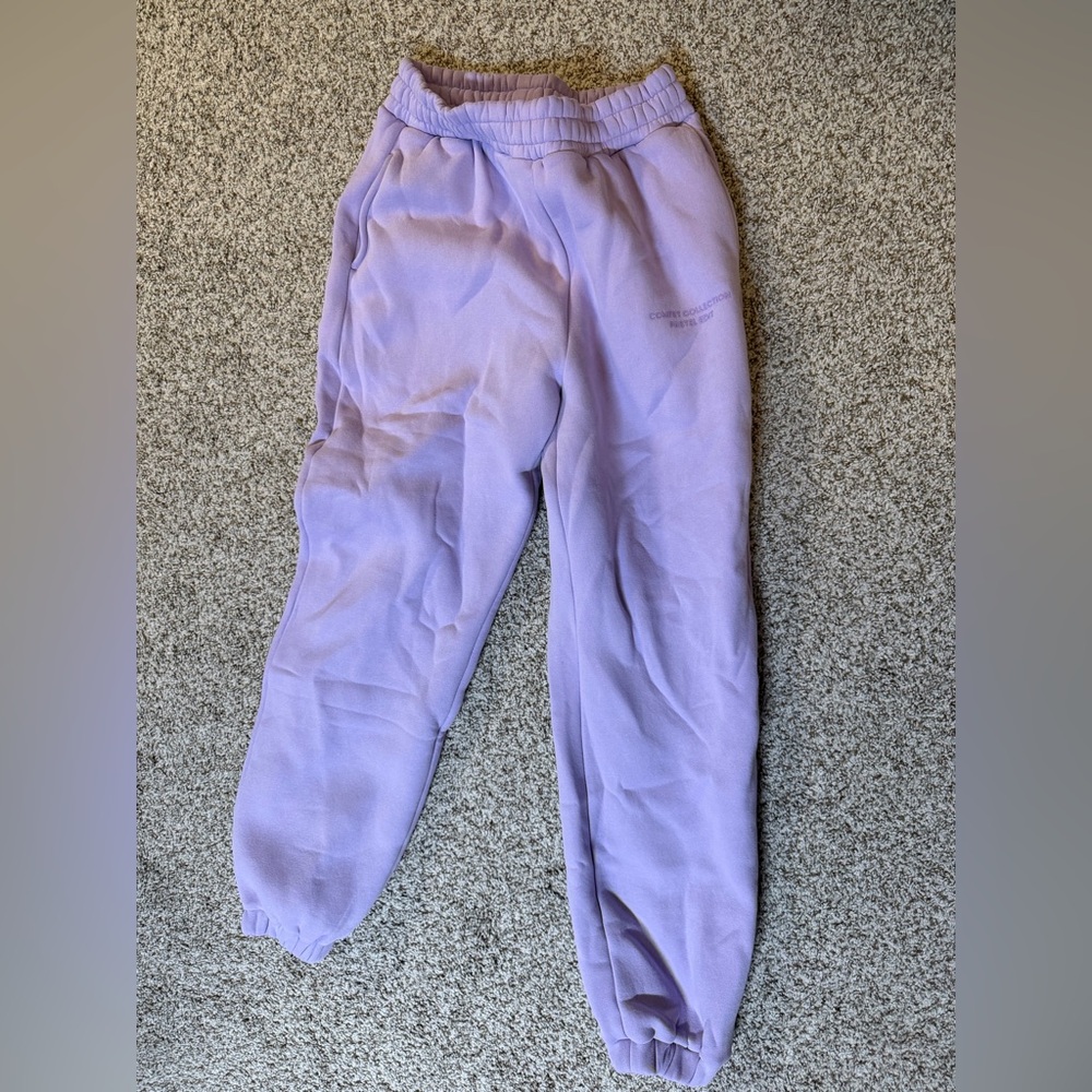 Women’s Lavender Fleece Jogger Pants